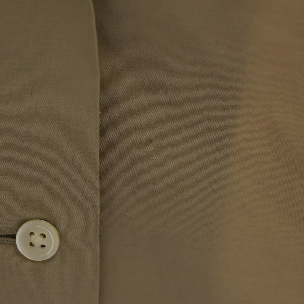 AURALEE(オーラリー) 18SS SELVEDGE WEATHER CLOTH HALF SLEEVED SHIRTS 半袖オープンカラーシャツ ベージュ A8SS05WC