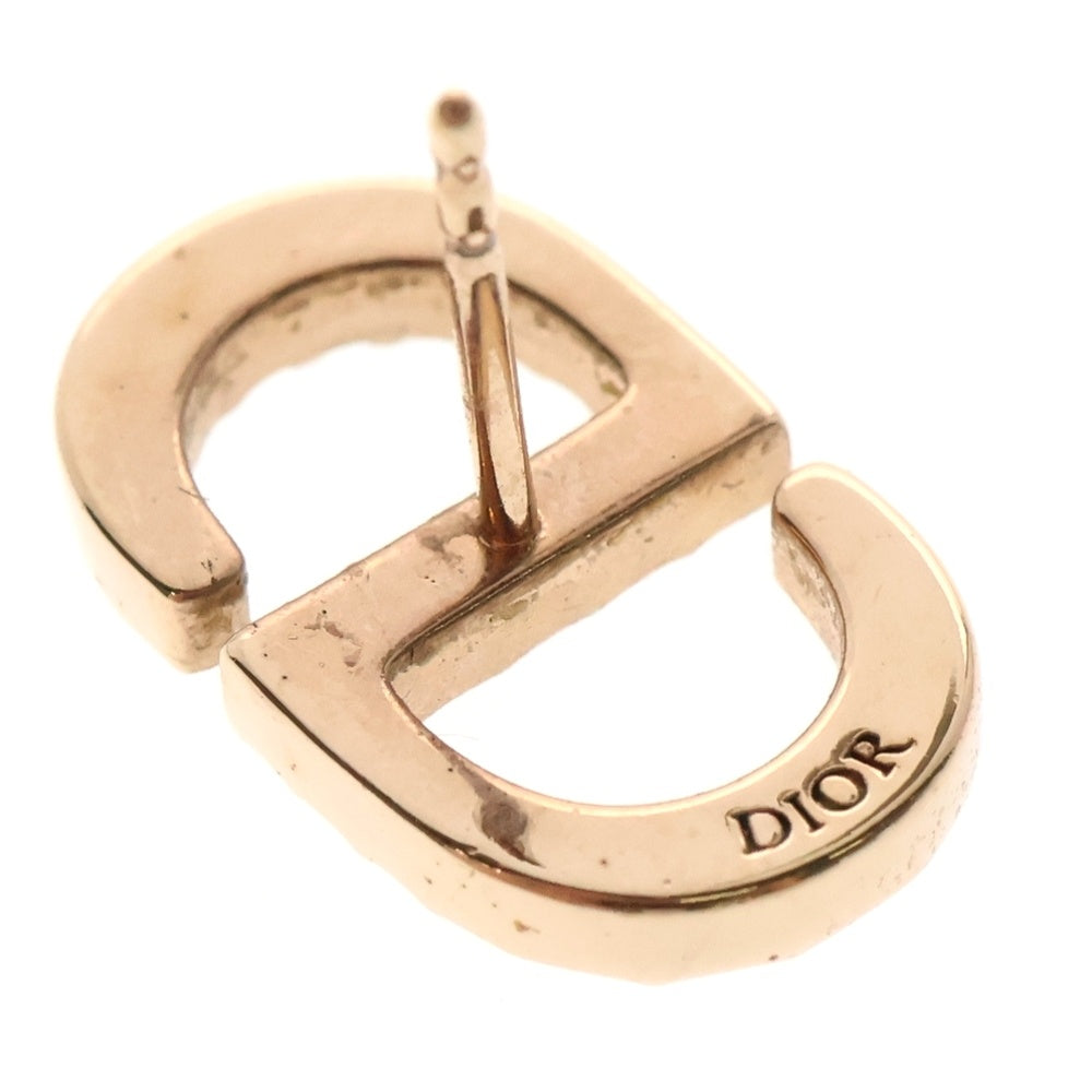 Christian Dior(クリスチャンディオール) Petit ストーン付 CDロゴピアス 片耳 ゴールド