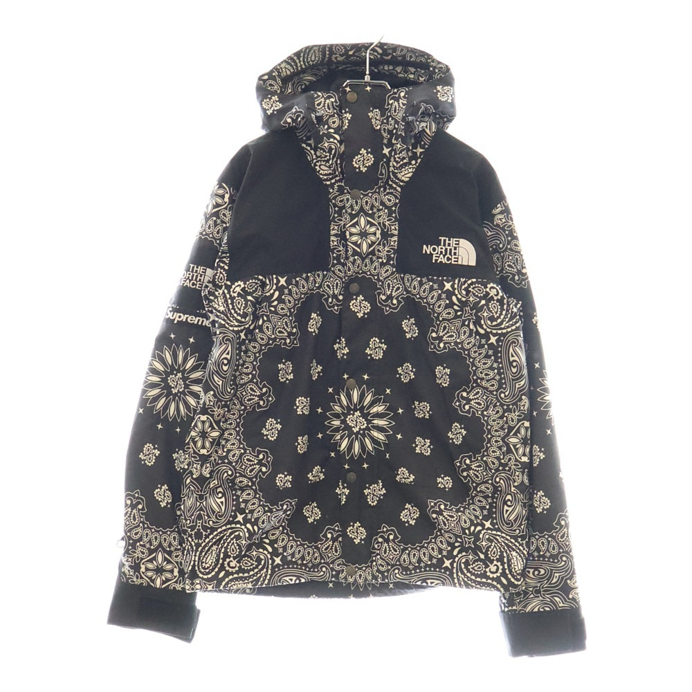 SUPREME(シュプリーム) 14AW×THE NORTH FACE Bandana Mountain Parka NP51400I ノースフェイス バンダナマウンテンジャケット ブラック