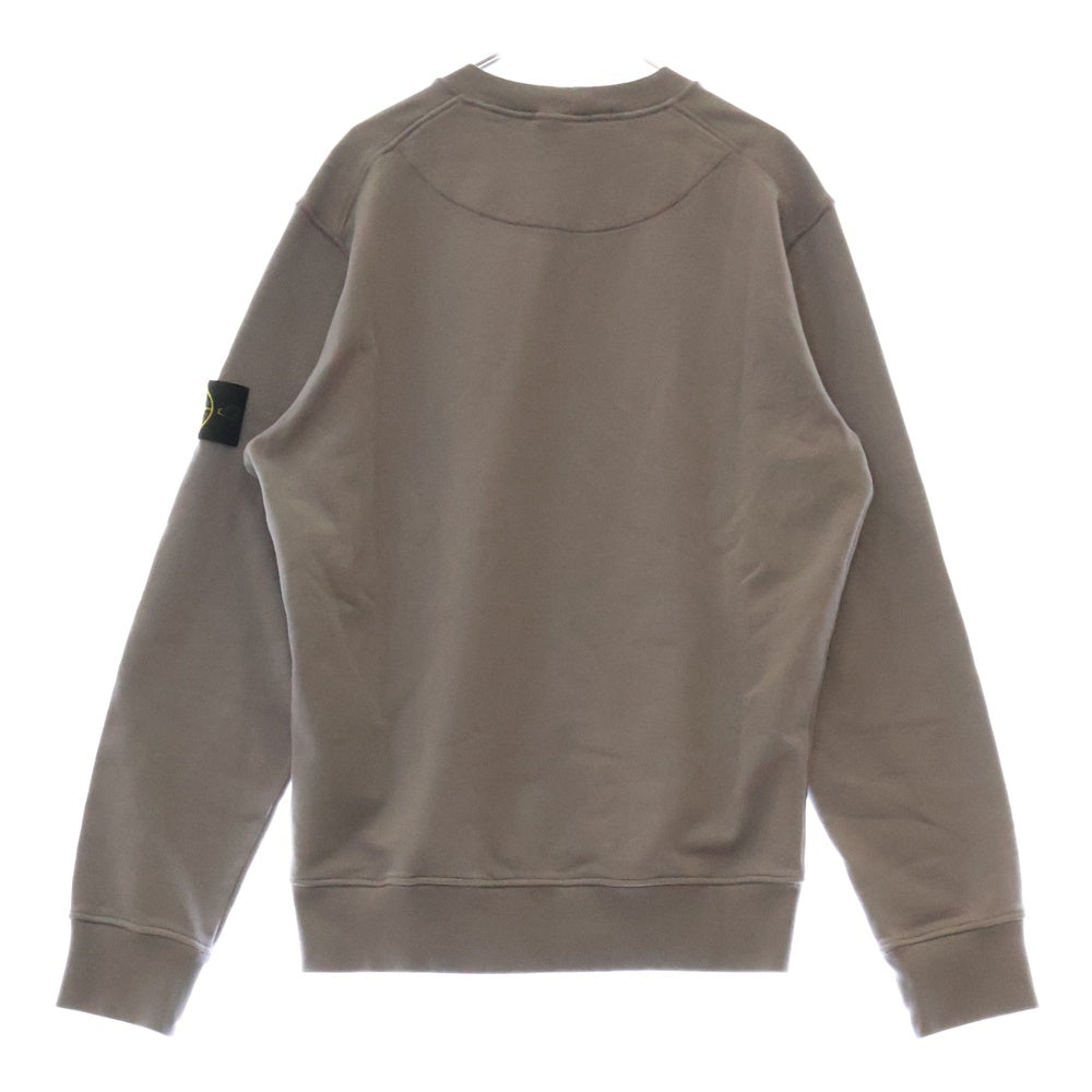 STONE ISLAND(ストーンアイランド) GARMENT DYED SWEATSHIRT 801563051 ロゴパッチ クルーネックスウェットトレーナー ブルー