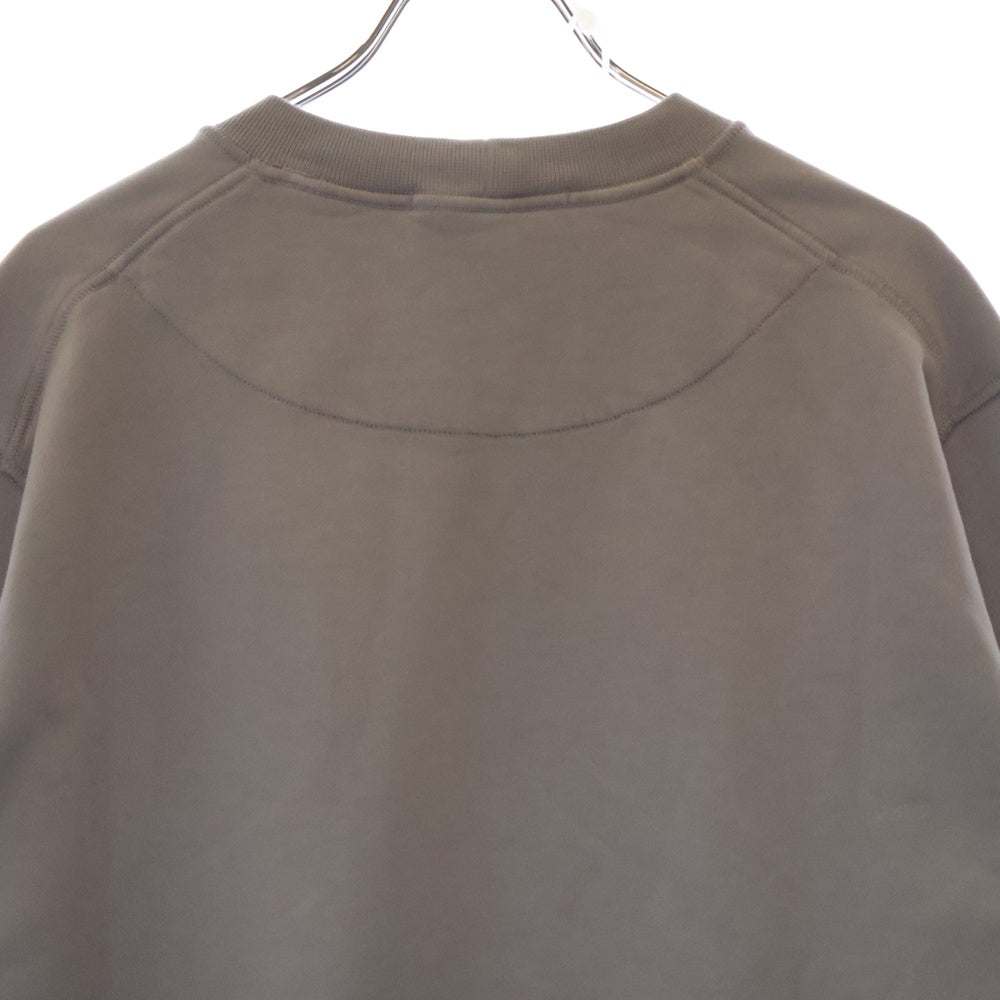 STONE ISLAND(ストーンアイランド) GARMENT DYED SWEATSHIRT 801563051 ロゴパッチ クルーネックスウェットトレーナー ブルー