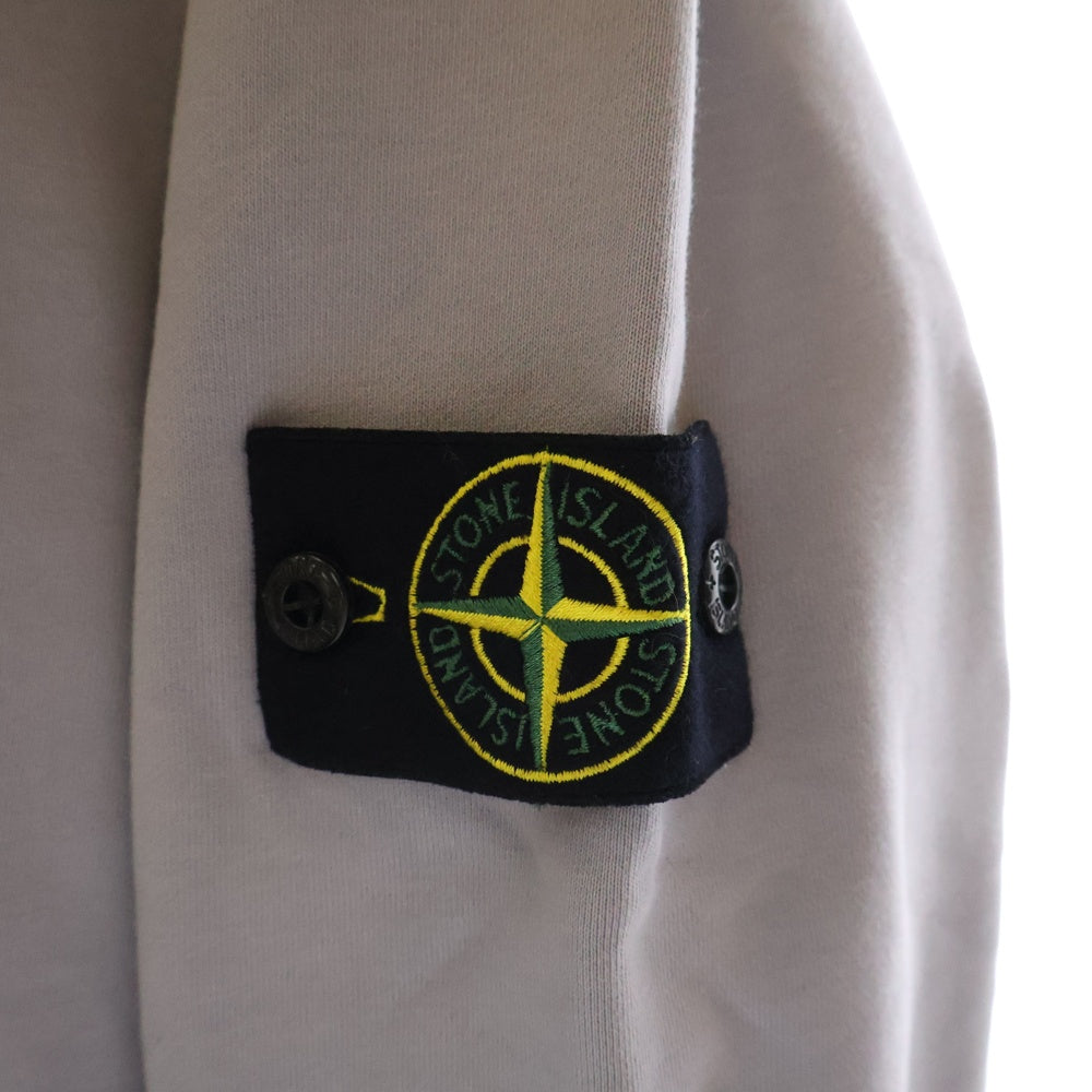 STONE ISLAND(ストーンアイランド) GARMENT DYED SWEATSHIRT 801563051 ロゴパッチ クルーネックスウェットトレーナー ブルー