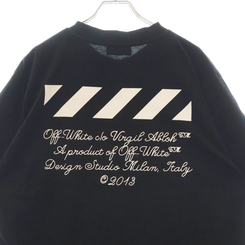 OFF-WHITE(オフホワイト) 23AW Black t-shirt with 23 logo print ブラック Tシャツ ロゴプリント OMAA027G23JER004
