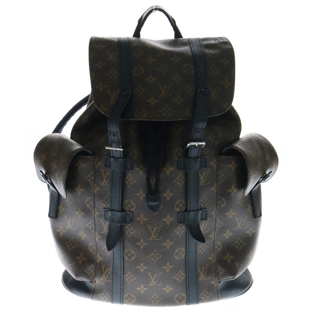 LOUIS VUITTON(ルイヴィトン) クリストファー MM リュック デイパック バックパック モノグラムマカサー ブラウン M43735