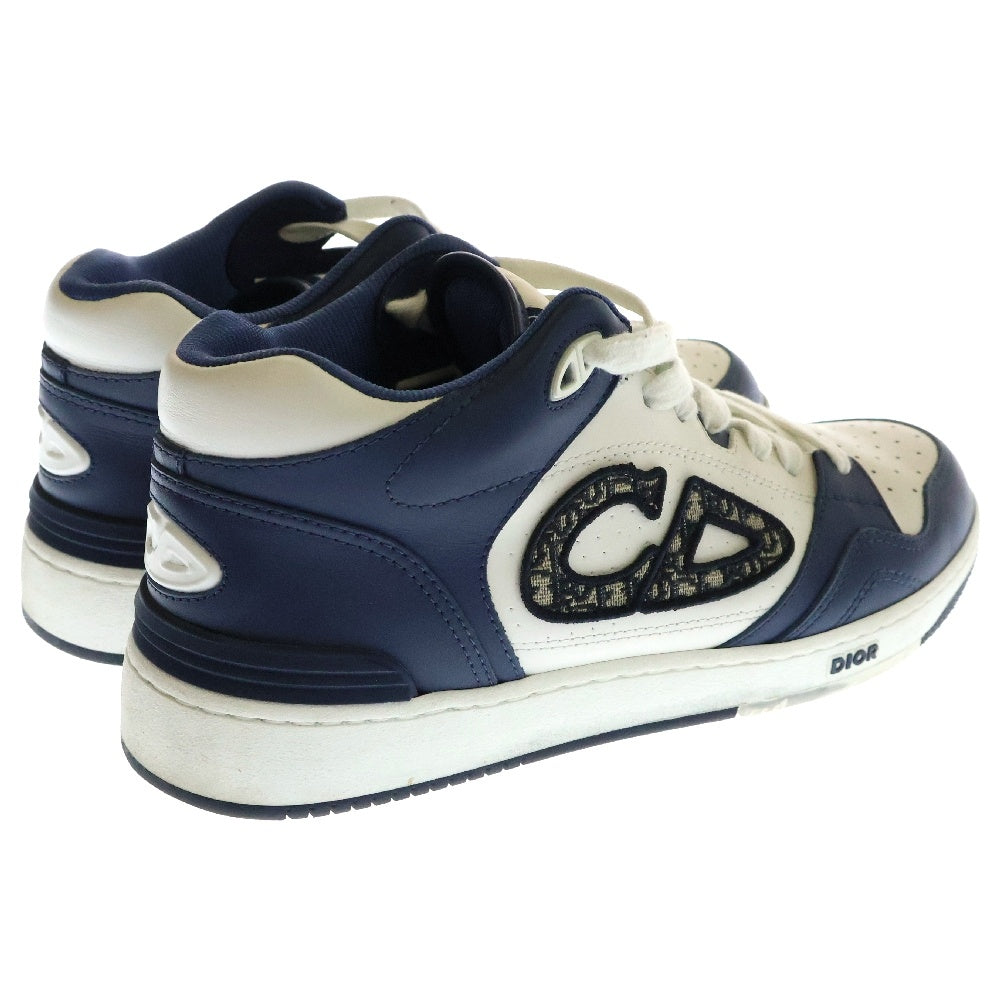 DIOR(ディオール) B57 ドリブル オブリーク ミッドカットスニーカー 3SN318ZXU ホワイト/ネイビー