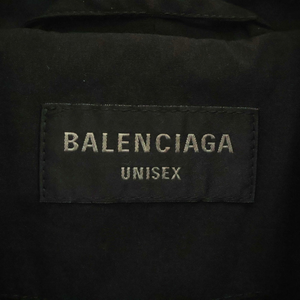 BALENCIAGA(バレンシアガ) Loop Sports Icon ループ アイコンナイロンフーデッド トラックジャケット ブラック 814393 TR031