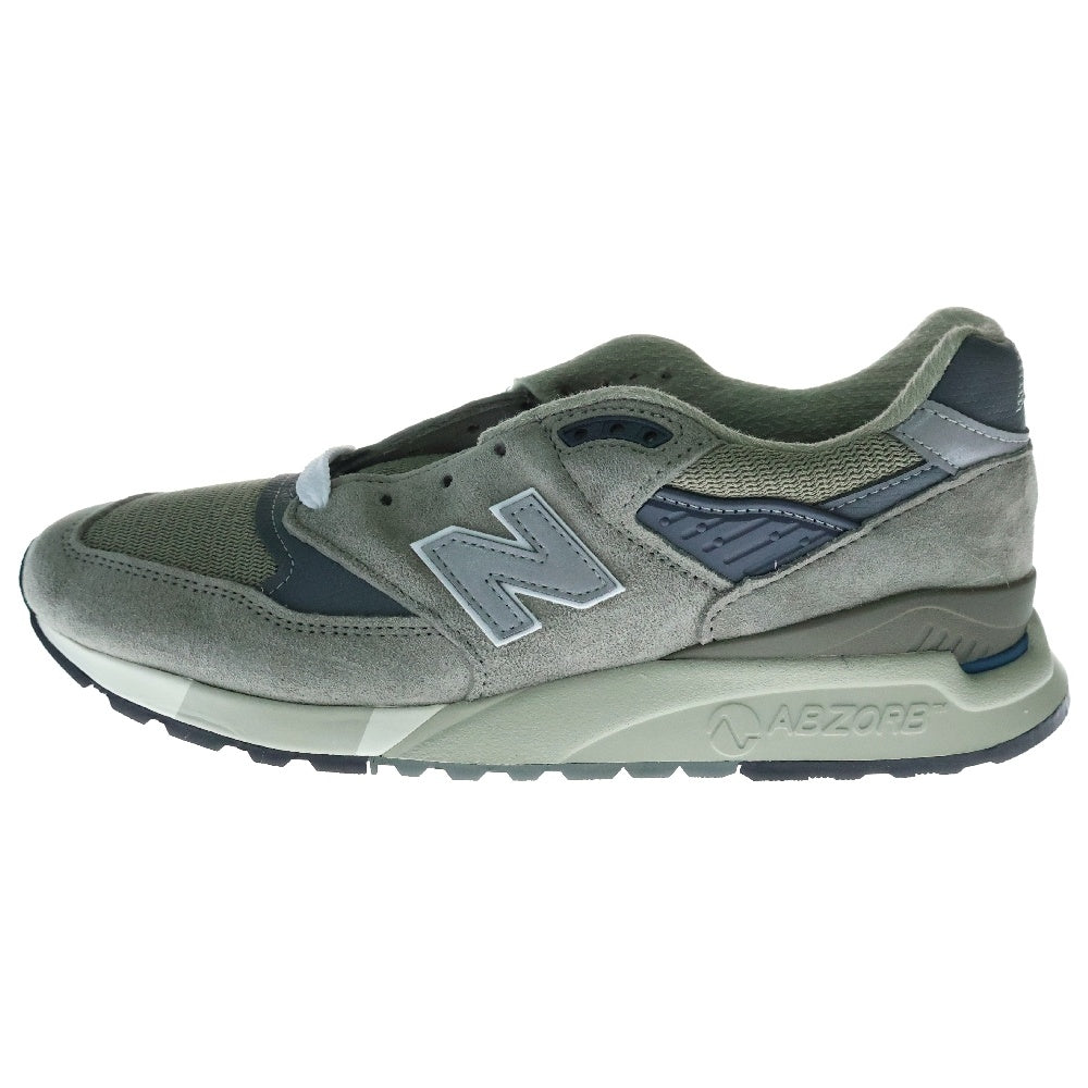 New Balance(ニューバランス) U991GL2 スウェードレザー ローカットスニーカー グレー/ベージュ US9/27cm