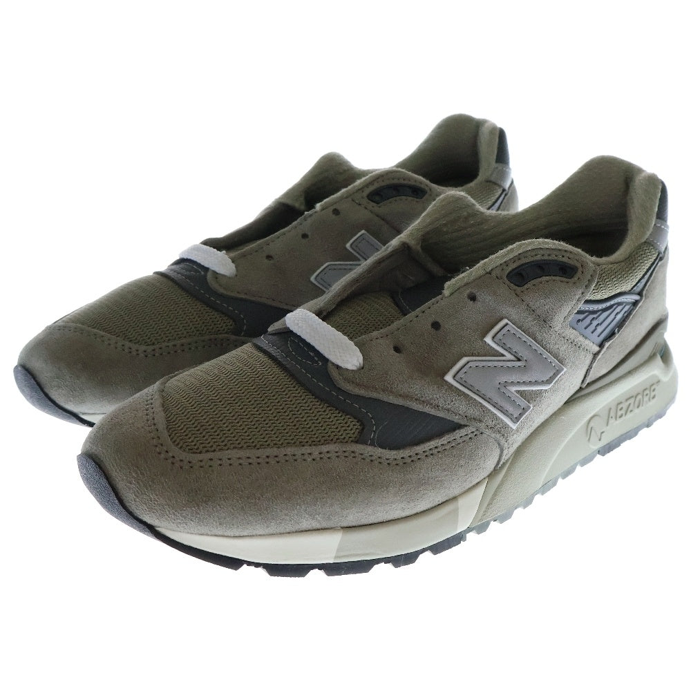 New Balance(ニューバランス) U991GL2 スウェードレザー ローカットスニーカー グレー/ベージュ US9/27cm