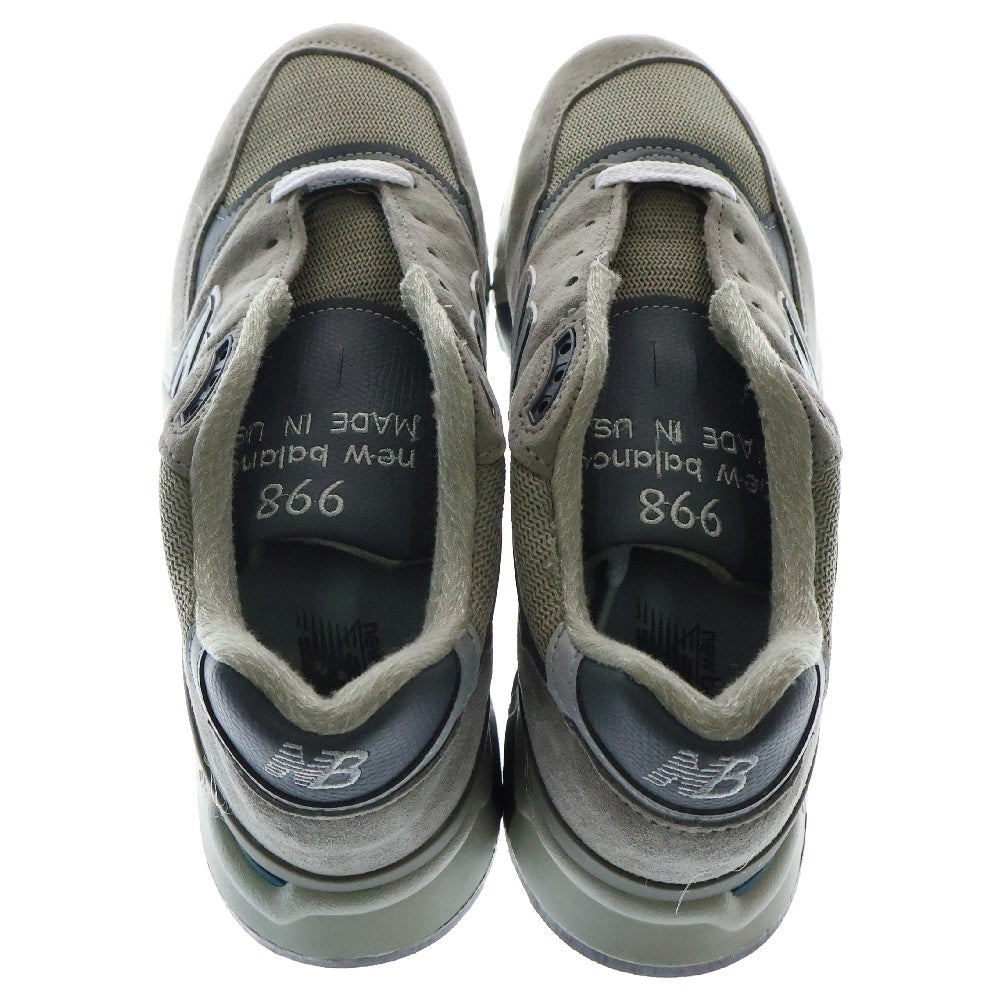 New Balance(ニューバランス) U991GL2 スウェードレザー ローカットスニーカー グレー/ベージュ US9/27cm