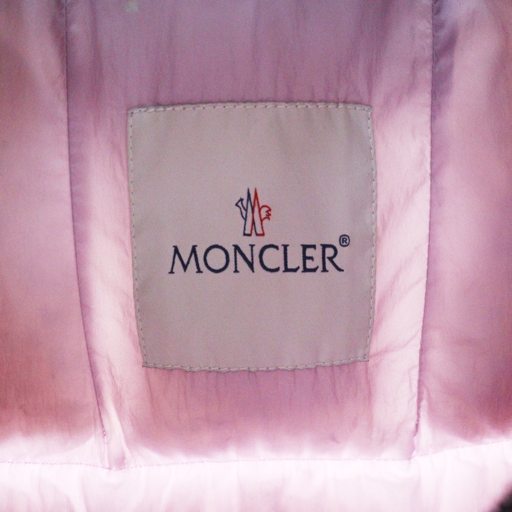 MONCLER(モンクレール) 20AW ×1017-ALYX-9SM CHAMOISEE アリクス ローラベルト付き 光沢ナイロンダウンジャケット ホワイト F209Y1B50060 539ZM