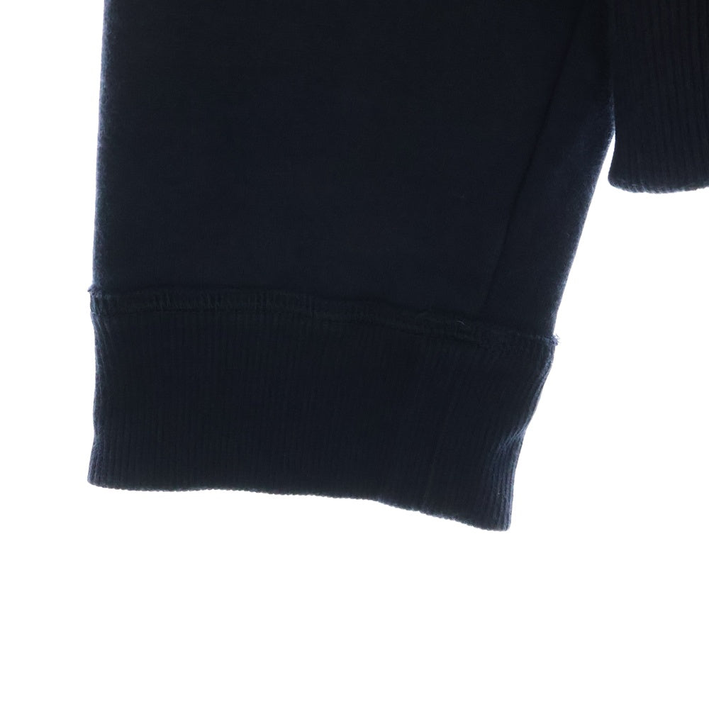 VALENTINO(ヴァレンチノ) LOGO WAVES SWEATSHIRTS RV3MF00SKXI ウェーブデザイン ロゴ クルーネックスウェット トレーナー ネイビー
