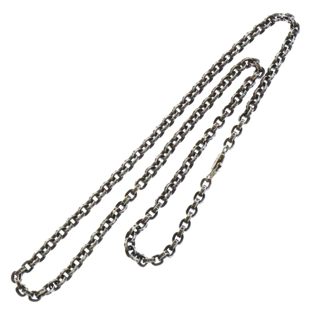 CHROME HEARTS(クロムハーツ) PAPER CHAIN 24 ペーパーチェーンネックレス 24inch シルバー BCA088