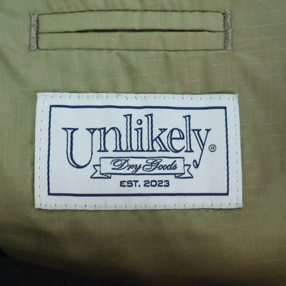 Unlikely(アンライクリー) Assembled Blazer 2B ウールテーラードジャケット ブラック U23F-16-0001