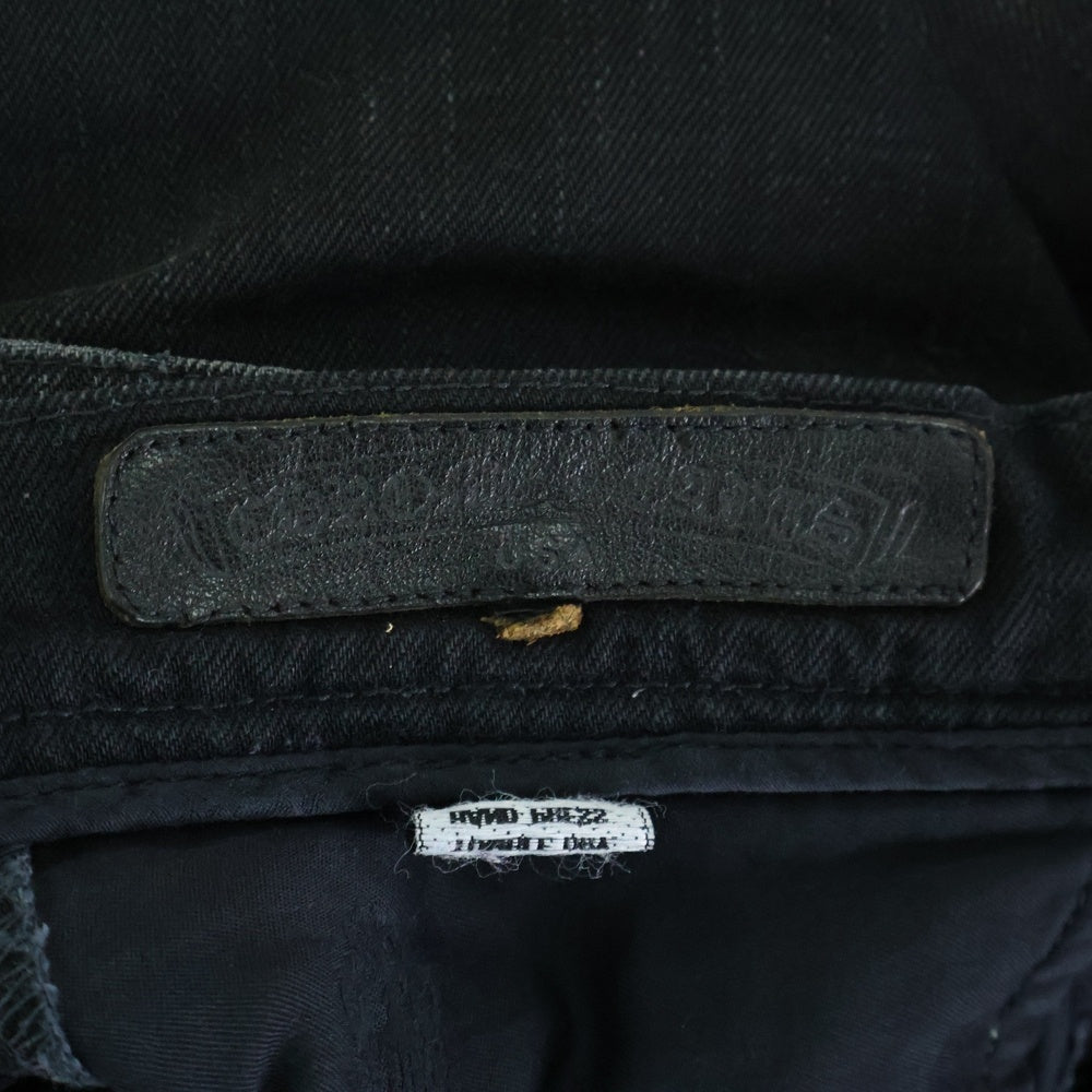 CHROME HEARTS(クロムハーツ) FATIGUE 旧式 アーチロゴボタン ファティーグカーゴロングパンツ ブラック