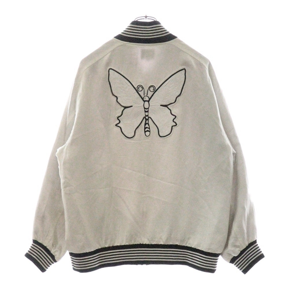Needles(ニードルス) ×STUDIOUS Award Sateen Jacket ×ステュディオス アワードサテンスーベニアジャケット MR454 ホワイト