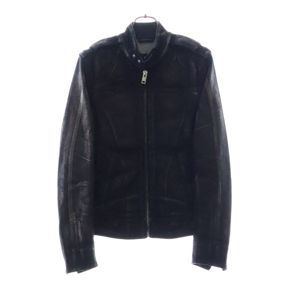 DIESEL(ディーゼル) コットンシングルライダースジャケット ブラック 00S0EQ