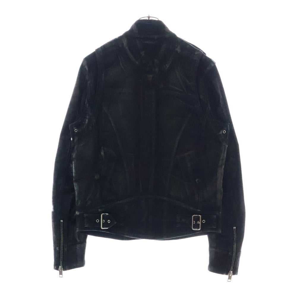 DIESEL(ディーゼル) コットンシングルライダースジャケット ブラック 00S0EQ