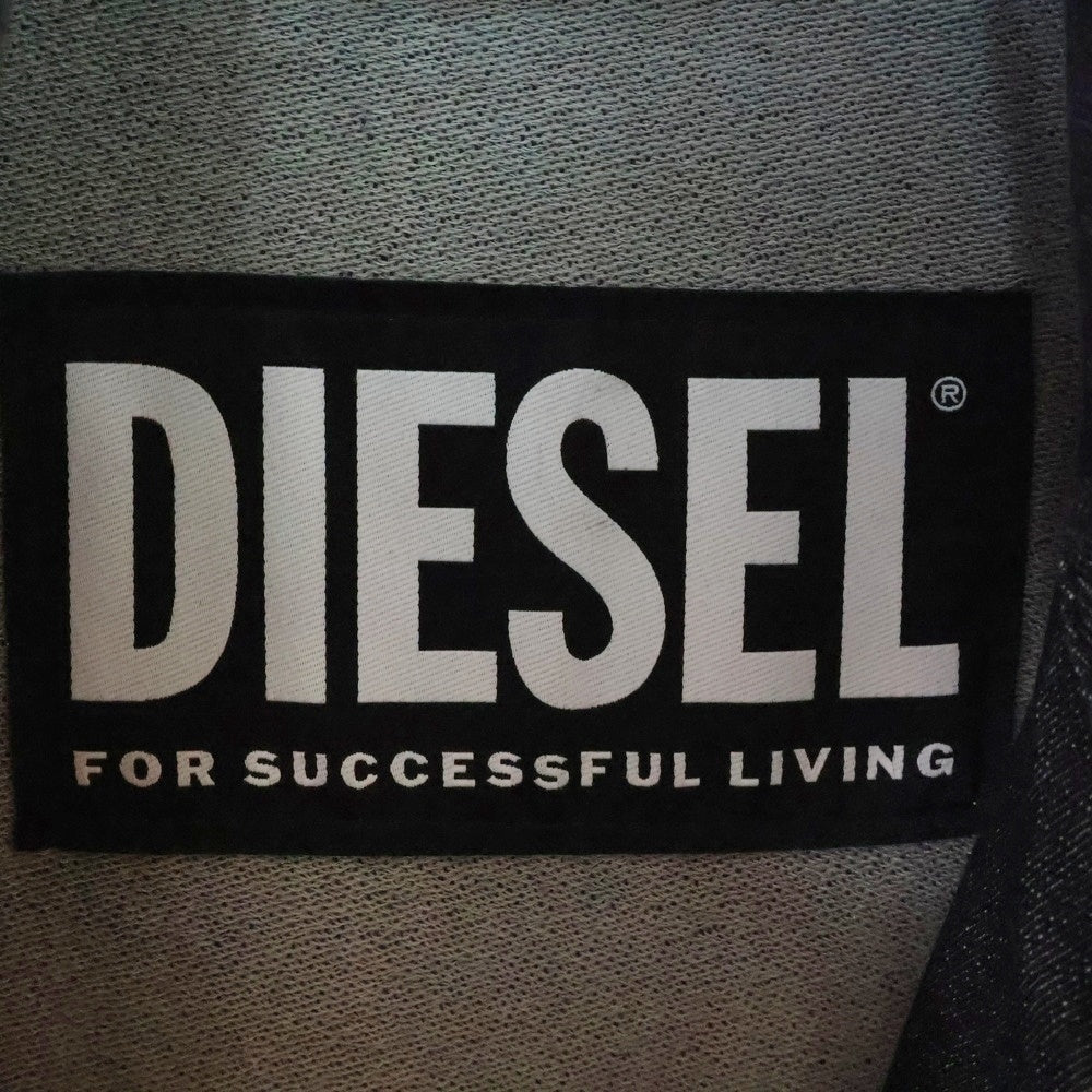 DIESEL(ディーゼル) コットンシングルライダースジャケット ブラック 00S0EQ