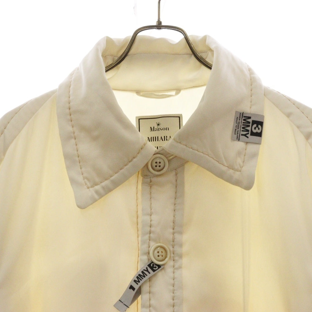 MAISON MIHARAYASUHIRO(メゾンミハラヤスヒロ) PUFFER HUGE SHIRTS B13SH131 キルティングブルゾンシャツジャケット アイボリー