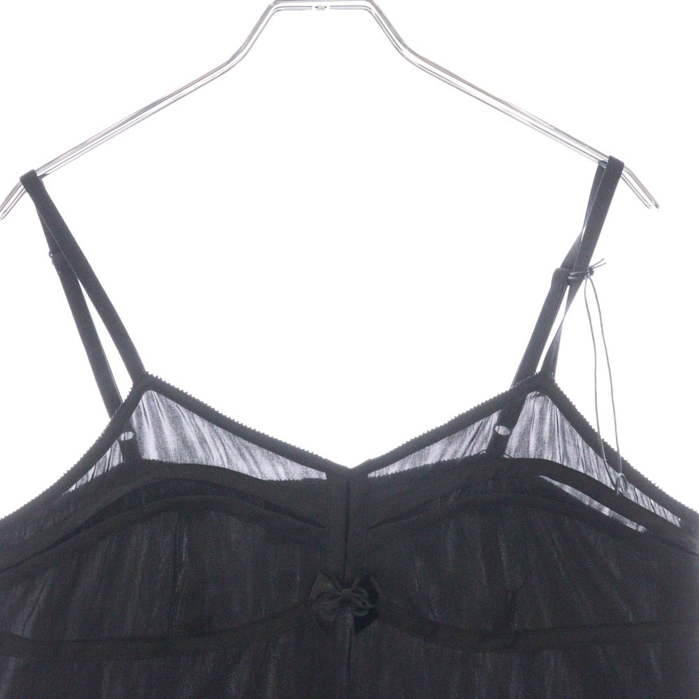 Onitsuka Tiger(オニツカタイガー) リボンキャミソール ポリエステル レディース ブラック 2182B344