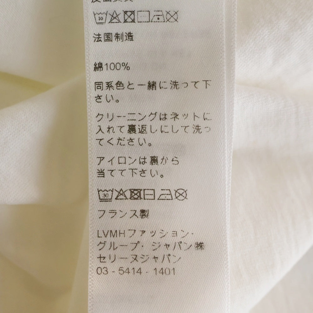 CELINE(セリーヌ) ルーズフィットロゴプリントクルーネック半袖Tシャツ カットソー 2X764671Q ホワイト