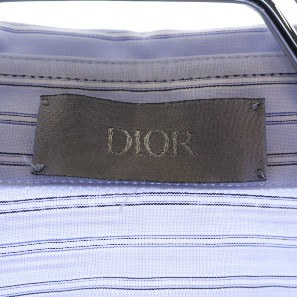 DIOR(ディオール) 20AW DIOR AND JUDY BLAME ディオール 刺繍 ジュディ ブレイム 長袖シャツ 043C596B4427 ブルー
