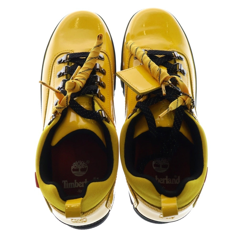 SUPREME(シュプリーム) 20SS ×Timberland Patent Leather Euro Hiker Low ティンバーランド パテントレザー ユーロハイカーロー ローカットスニーカー US9.5/27.5cm イエロー