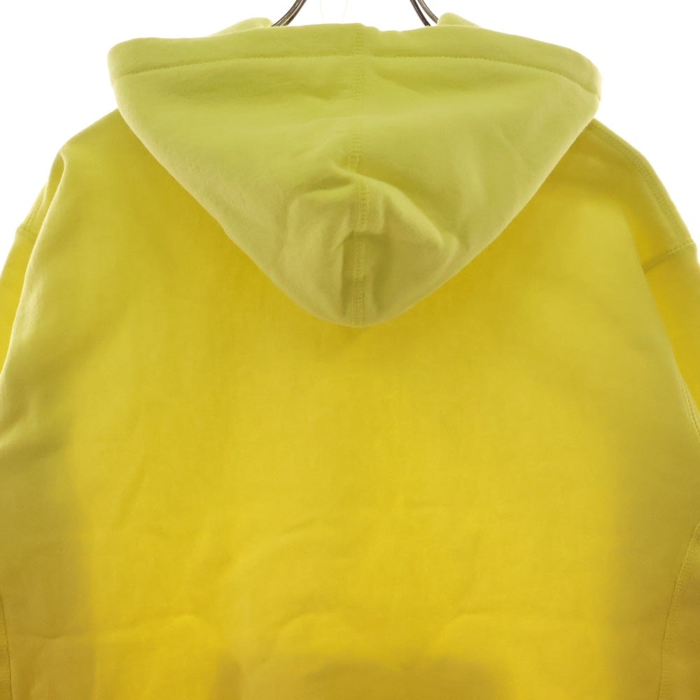 SUPREME(シュプリーム) 21SS KAWS Chalk Logo Hooded Sweatshirt Washed Navy カウズ チョークボックスロゴプルオーバー スウェットパーカー ライトレモン