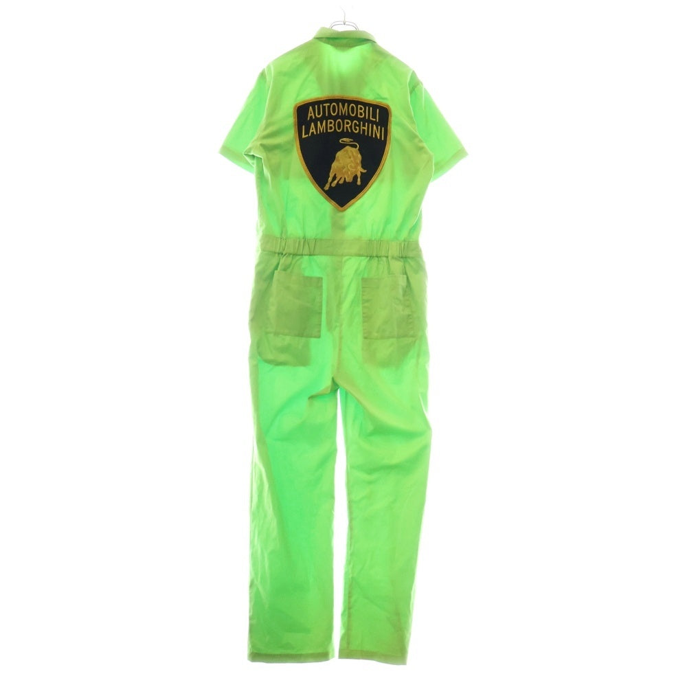 SUPREME(シュプリーム) 20SS Automobili Lamborghini Coverall ランボルギーニカーバーオール 半袖ツナギ ライトグリーン