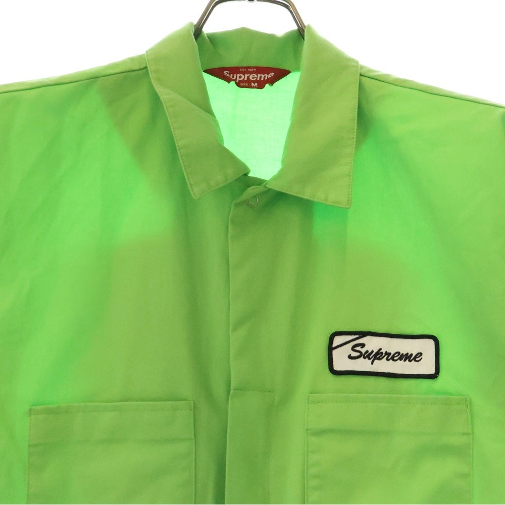 SUPREME(シュプリーム) 20SS Automobili Lamborghini Coverall ランボルギーニカーバーオール 半袖ツナギ ライトグリーン