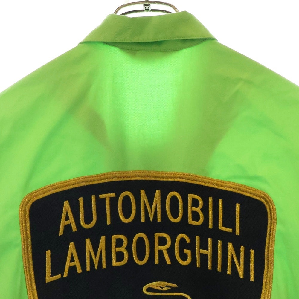 SUPREME(シュプリーム) 20SS Automobili Lamborghini Coverall ランボルギーニカーバーオール 半袖ツナギ ライトグリーン