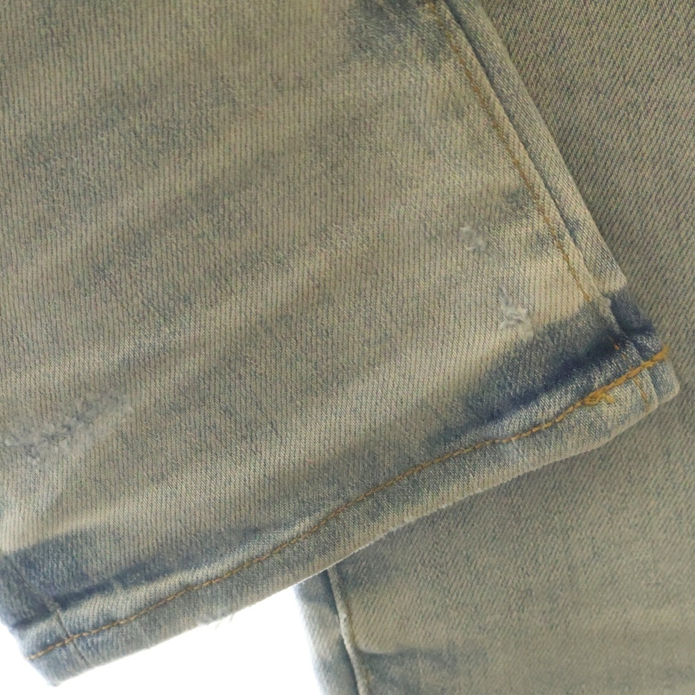 AMIRI(アミリ) 19SS Art Patch Skinny Jeans アートパッチワークスキニーデニムパンツ インディゴ MBAPJ-S19