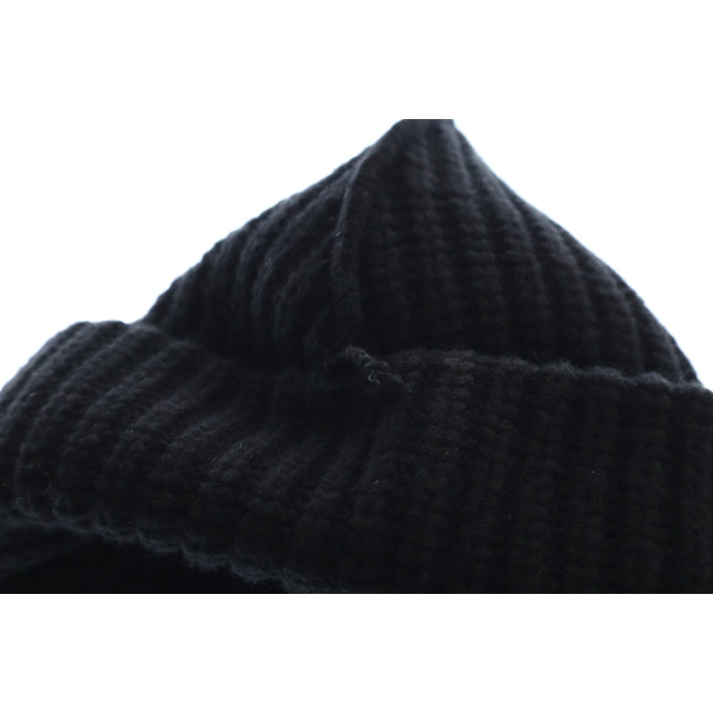 CHARLES JEFFREY LOVERBOY(チャールズジェフリーラバーボーイ) LABEL BEANIE ラベルビーニー ニット帽 ブラック