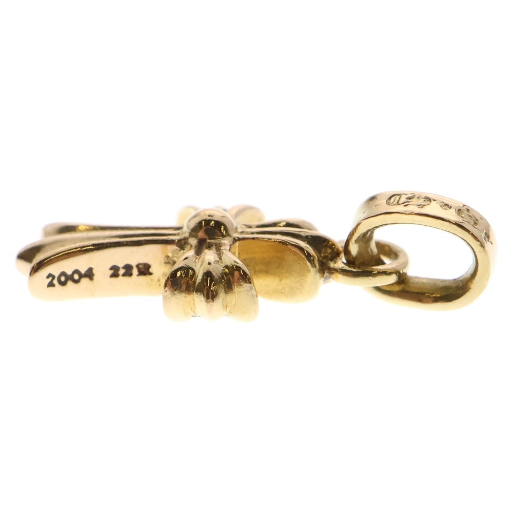 CHROME HEARTS(クロムハーツ) 22K CRS BBYFAT P/DIA ベイビーファットクロス PAVEダイヤ ペンダントトップ ゴールド BCA035