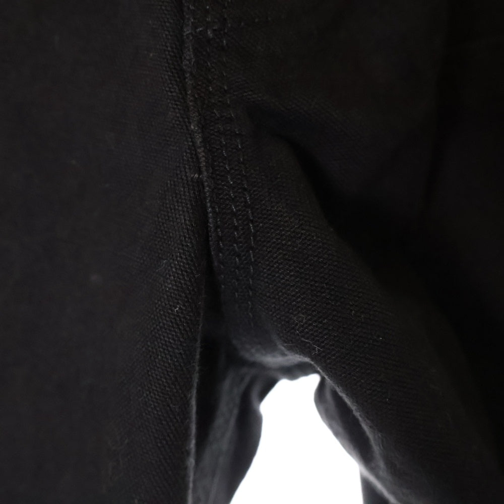 CHROME HEARTS(クロムハーツ) CARPENTER CNVS BLK カーペンターキャンバスダブルニーロングパンツ ブラック