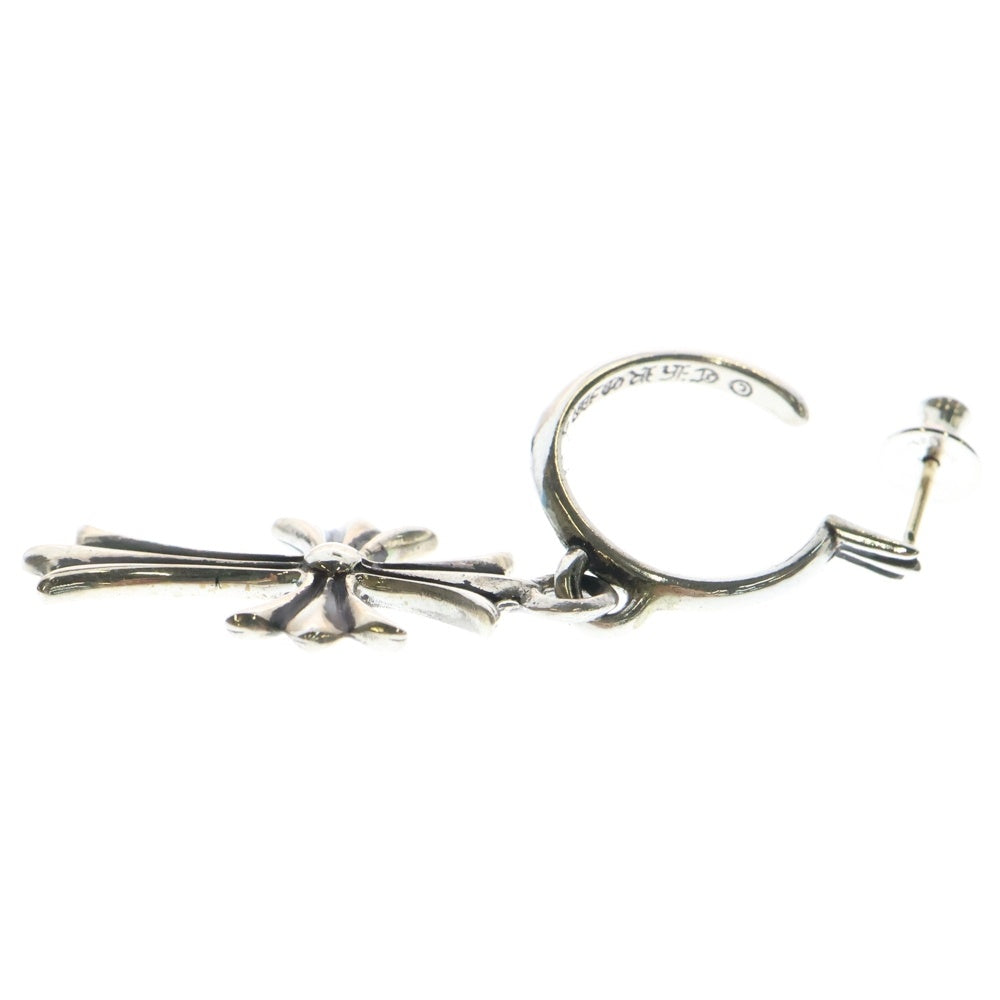 CHROME HEARTS(クロムハーツ) TINY CH CROSS タイニーCHクロス フープピアス シルバー BCA115