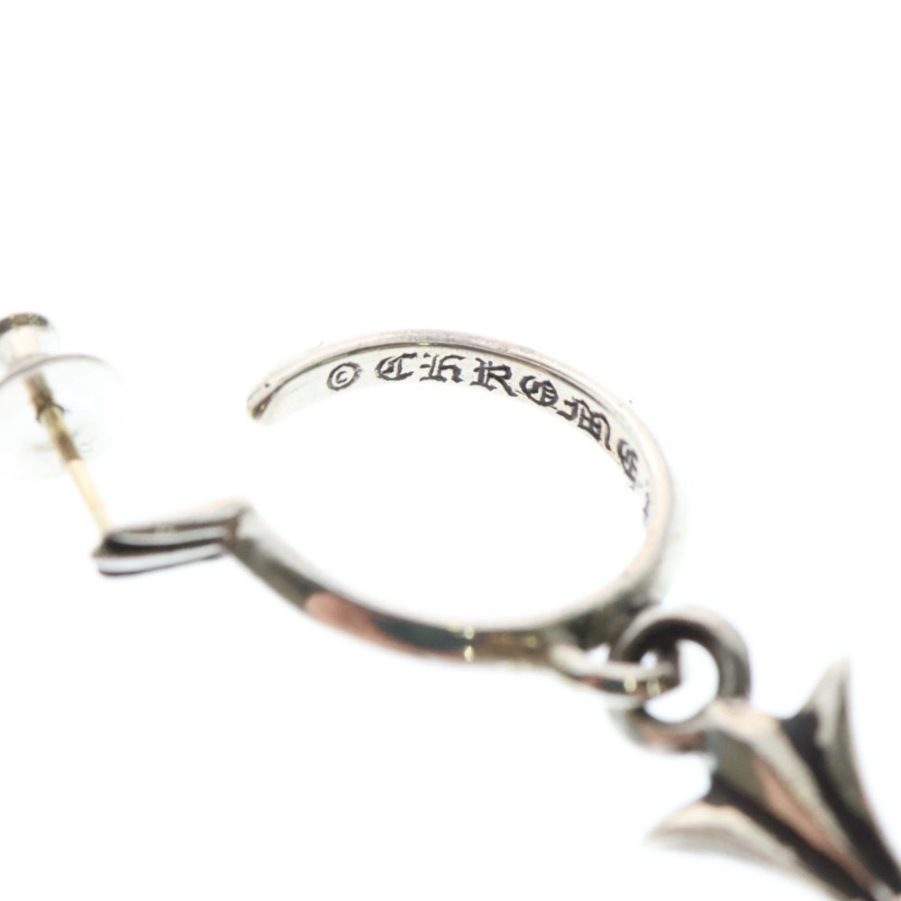 CHROME HEARTS(クロムハーツ) TINY CH CROSS タイニーCHクロス フープピアス シルバー BCA115