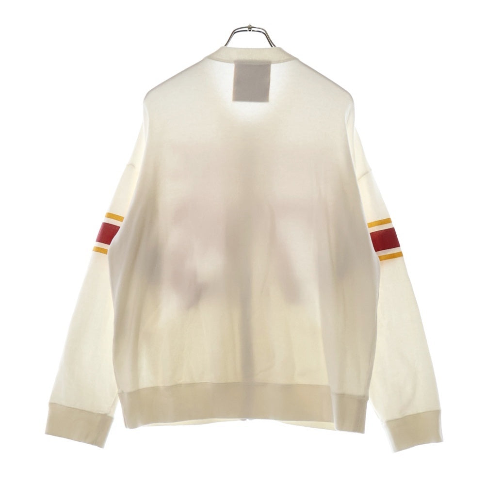 HYSTERIC GLAMOUR(ヒステリックグラマー) HYSTERIC 76 オーバーサイズジャンパー ジップアップジャケット ホワイト 01241CJ01