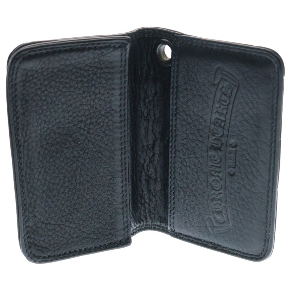 CHROME HEARTS(クロムハーツ) CARD CASE ALGTR カードケース グロメット付きアリゲーターカードケース ブラック