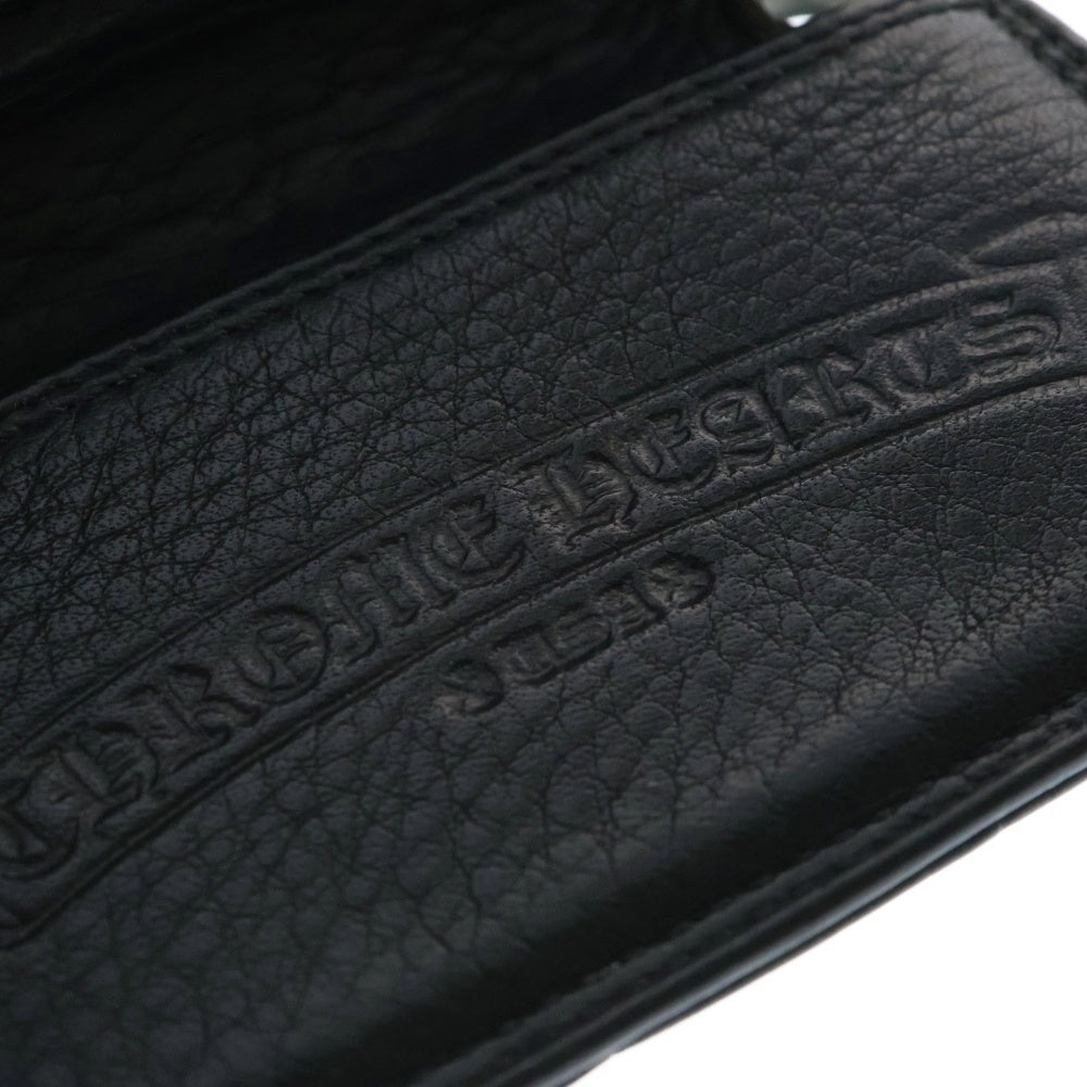 CHROME HEARTS(クロムハーツ) CARD CASE ALGTR カードケース グロメット付きアリゲーターカードケース ブラック