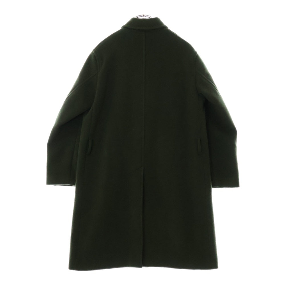 AURALEE(オーラリー) 17AW Beaver Melton Soutien Collar Coat ビーバー メルトン ステンカラー コート アウター グリーン A7AC02BM