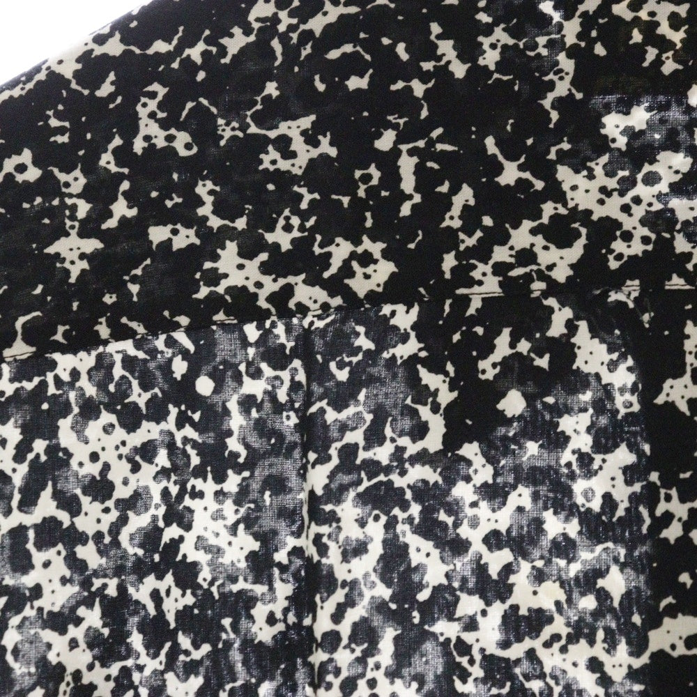 CELINE(セリーヌ) 19AW スプラッター マーブルプリントクラシック総柄長袖シャツ 2C028371F ブラック