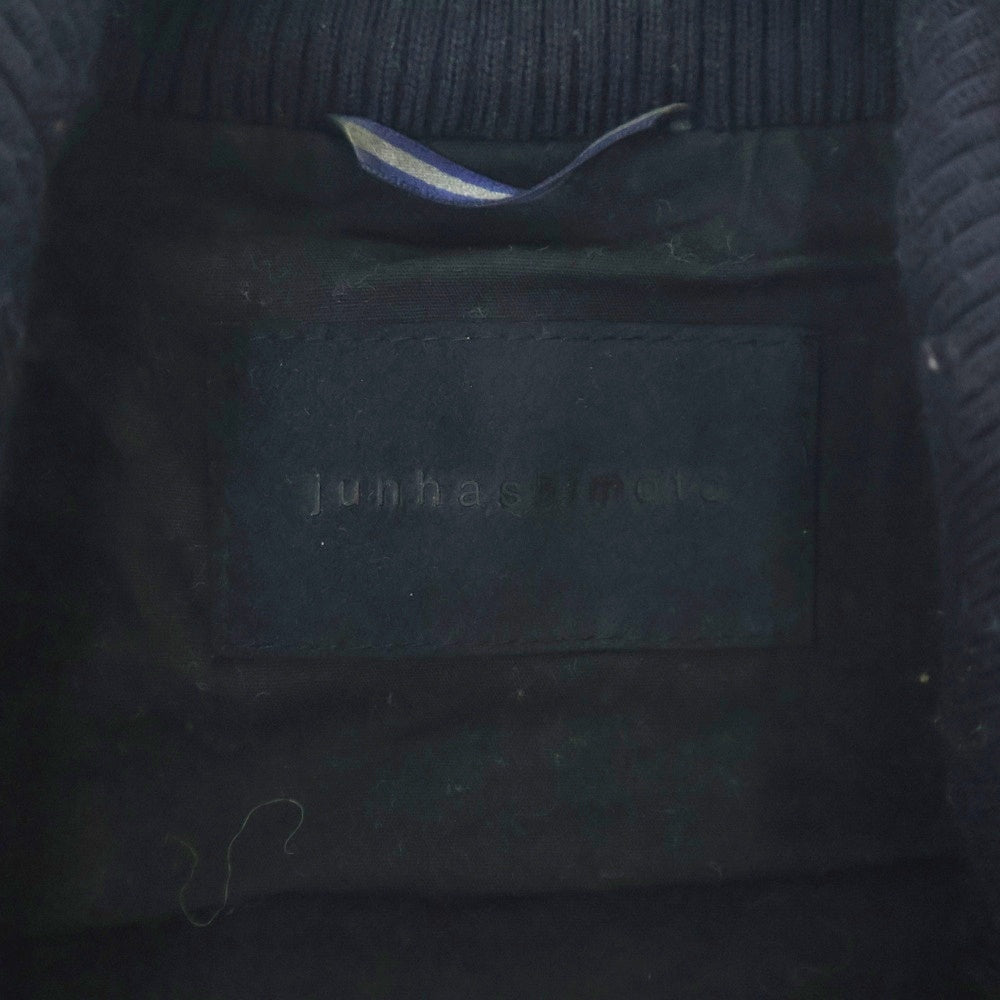 jun hashimoto(ジュンハシモト) 14SS INNER RIDERS レザーインナーライダース ネイビー LET0034W03
