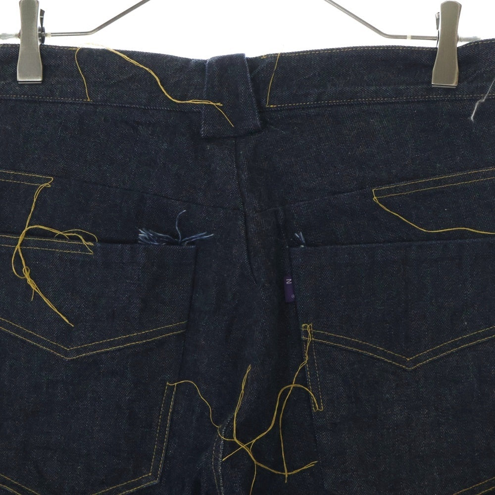 Needles(ニードルス) Straight Jean 12oz Denim Glitch Stitch グリッチステッチ 12オンスストレートジーンズ インディゴ デニムパンツ MR217