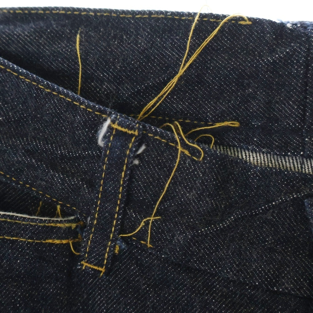 Needles(ニードルス) Straight Jean 12oz Denim Glitch Stitch グリッチステッチ 12オンスストレートジーンズ インディゴ デニムパンツ MR217
