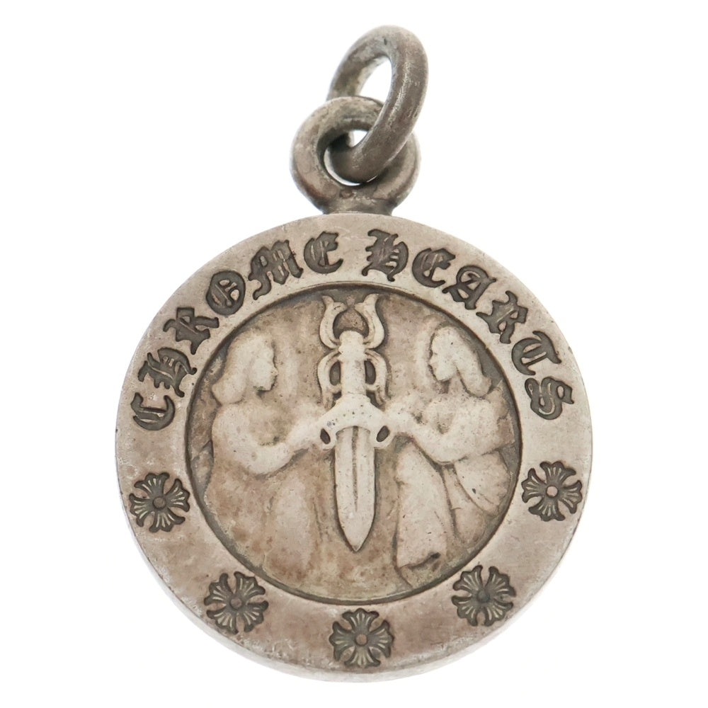 CHROME HEARTS(クロムハーツ) CHRM ANGL MDL V2 エンジェルメダルチャーム ペンダントトップ シルバーBCA229