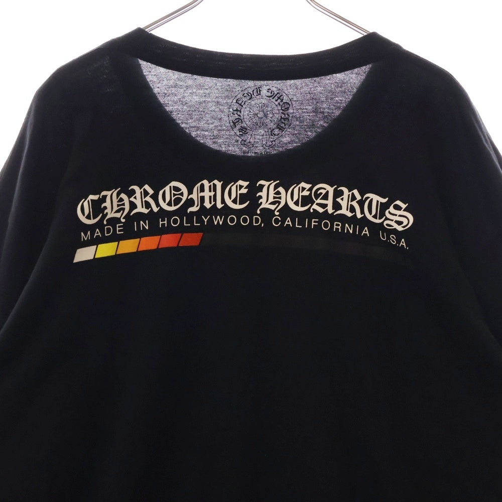 CHROME HEARTS(クロムハーツ) Neon Bar Logo L/S Tee ネオンバーロゴ クルーネック長袖Tシャツ カットソー ブラック