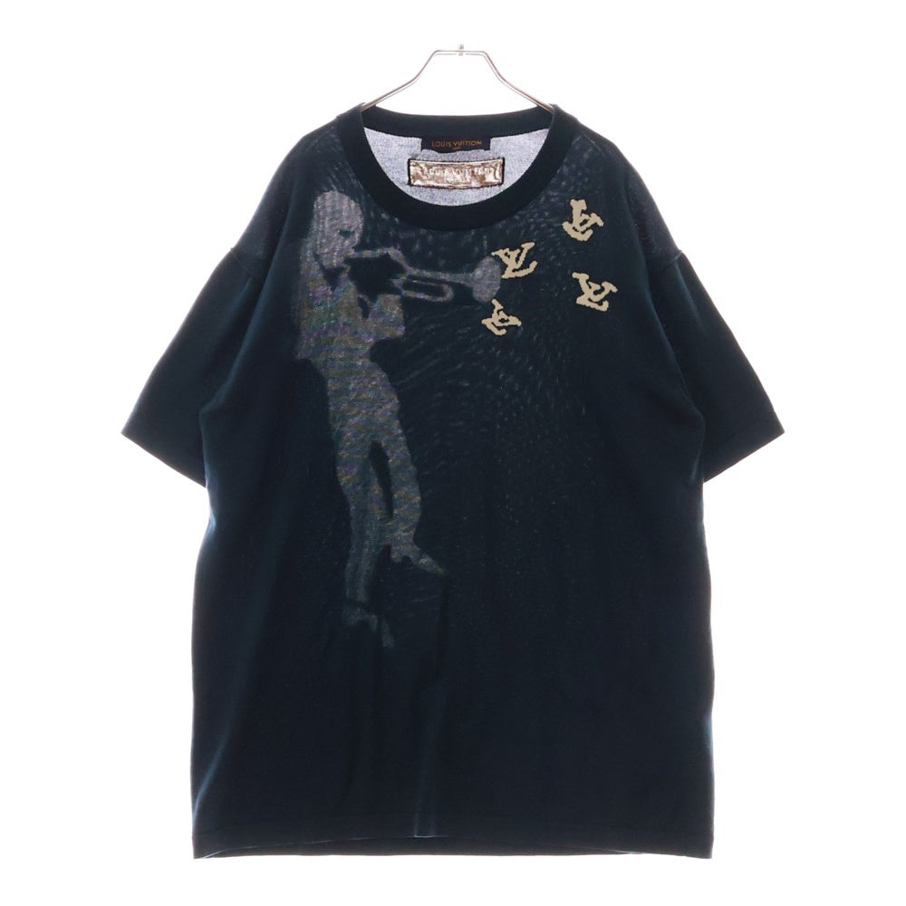 LOUIS VUITTON(ルイヴィトン) 22AW ジャズトランペッター グリーン 半袖Tシャツ カットソー RM222V JS5 HNN10W