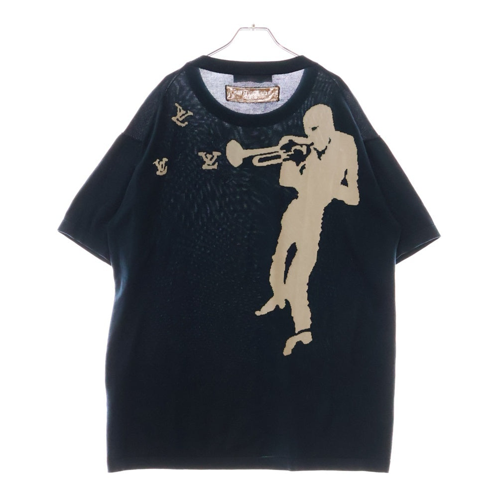 LOUIS VUITTON(ルイヴィトン) 22AW ジャズトランペッター グリーン 半袖Tシャツ カットソー RM222V JS5 HNN10W