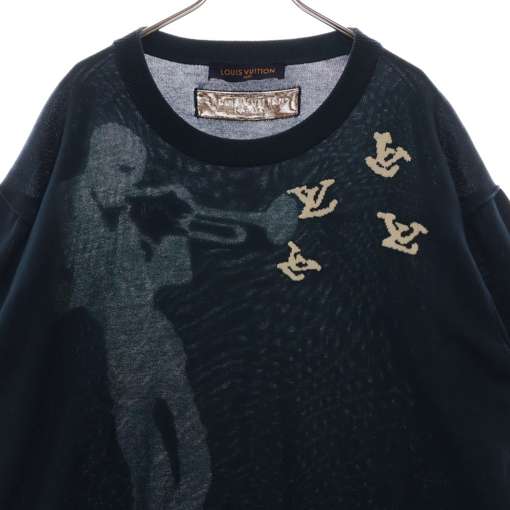 LOUIS VUITTON(ルイヴィトン) 22AW ジャズトランペッター グリーン 半袖Tシャツ カットソー RM222V JS5 HNN10W